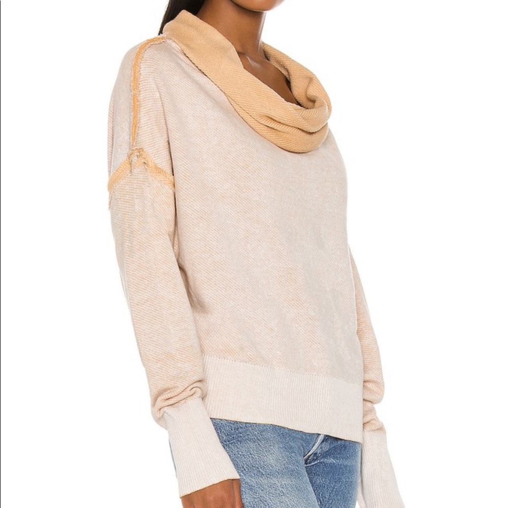 Free People Ricky Slouch in Peach Fizz - Picture 2 of 7